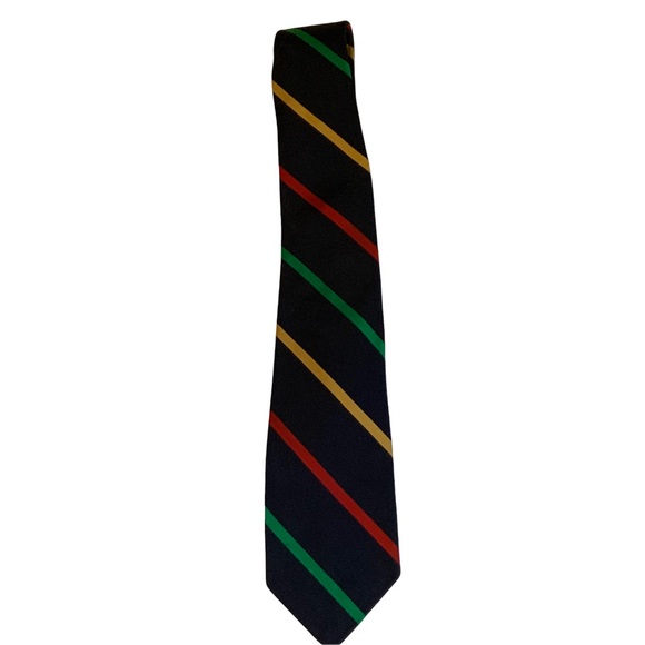 Robert Talbott Vintage Hand Sewn Blue Striped Classic Tie The Gentry Shop - Picture 2 of 5